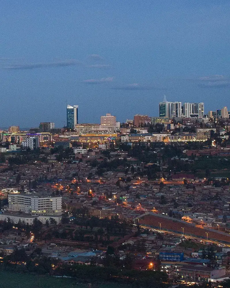 Kigali at dusk